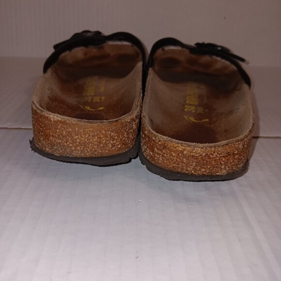 BIRKENSTOCK MADRID SINGLE BUCKLE SLIDE SANDALS - Picture 11 of 12